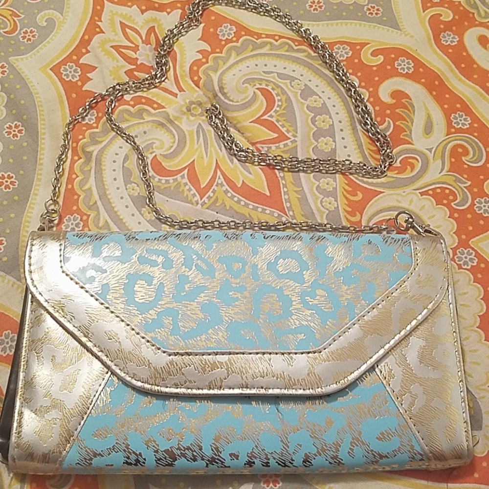 NWOT leopard print crossbody bag